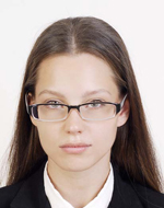 Photo with glasses frame over the eyes