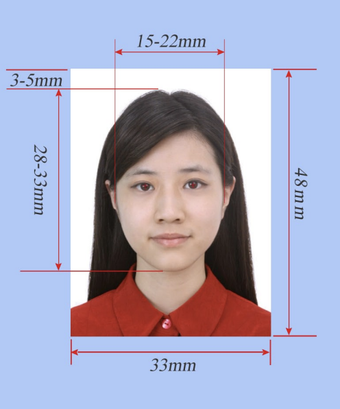 Paper photo specifications (33mm × 48mm)