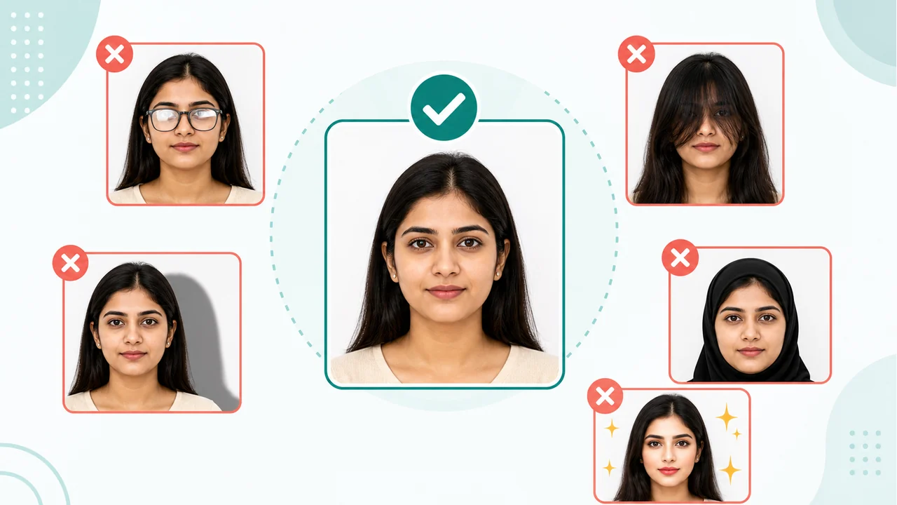 Fondo, gafas y visibilidad del rostro diagram