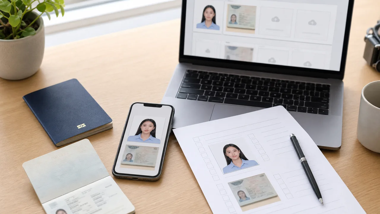 Controlelijst vóór de Japan eVISA-upload voor pasfoto en paspoortgegevenspagina