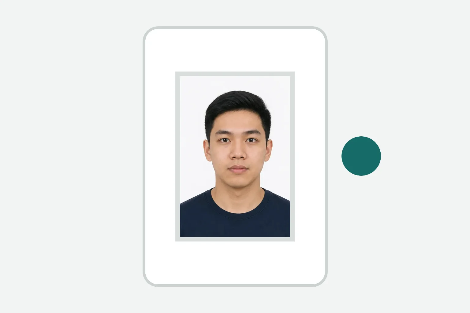 Adding the source image for face photo and passport image