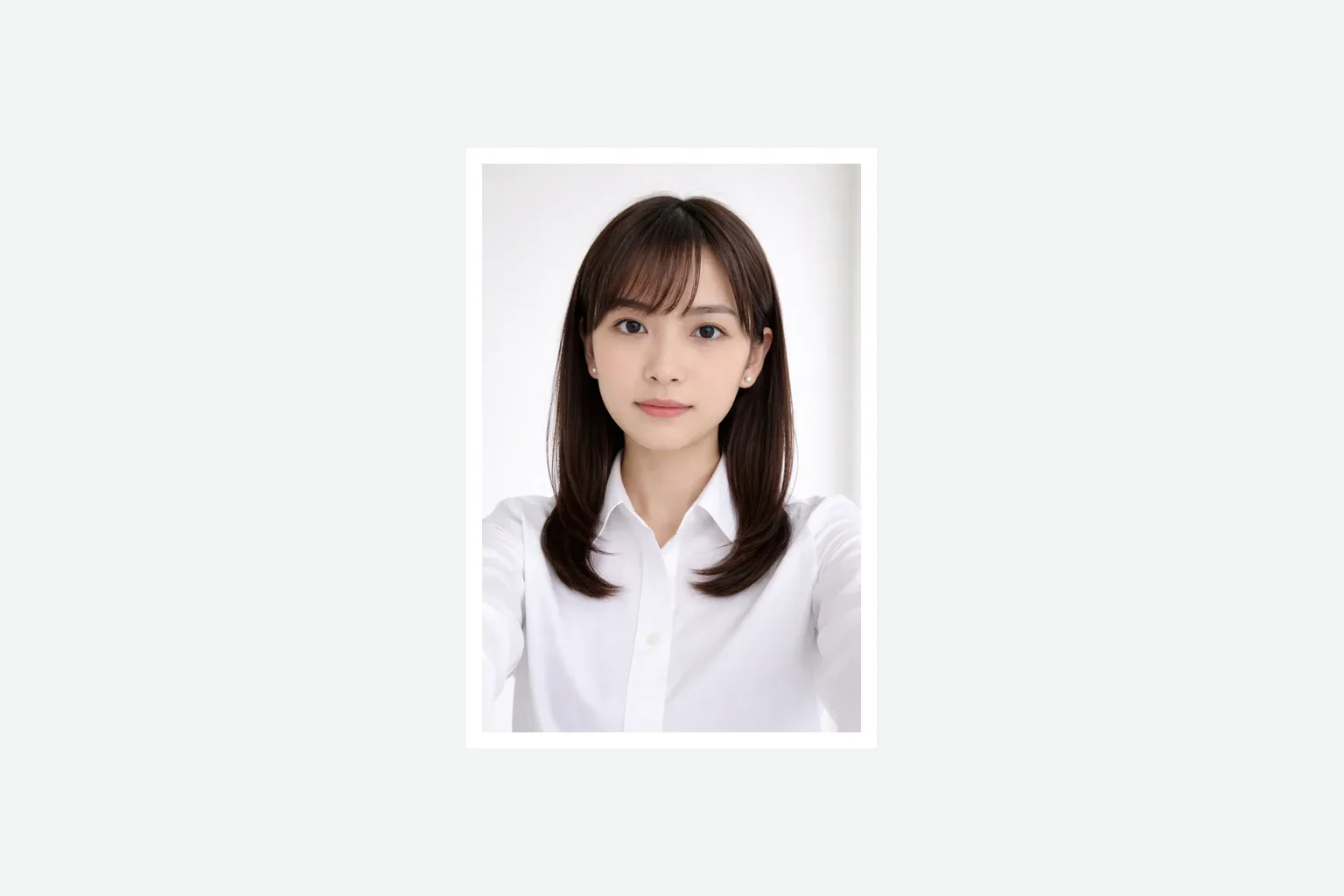 A finished 2:3 Vietnam eVisa application face photo