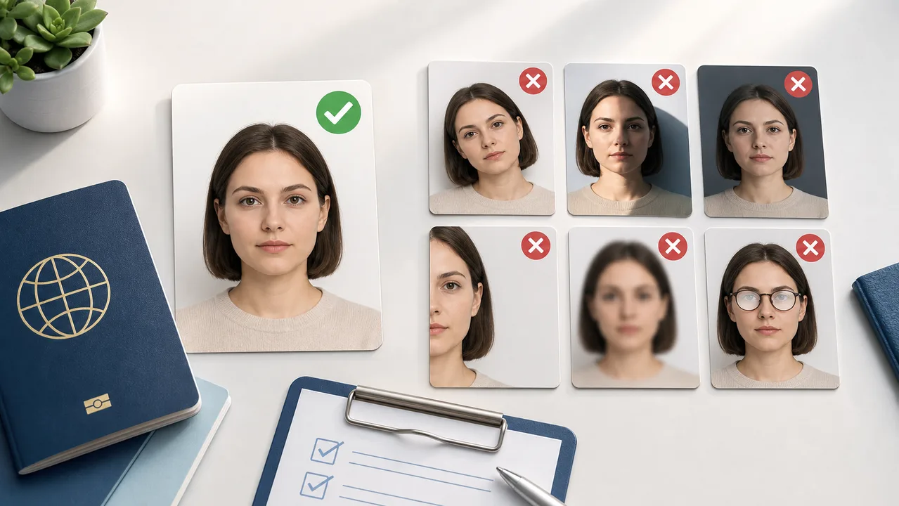Erreurs courantes à éviter pour la photo de visa Schengen
